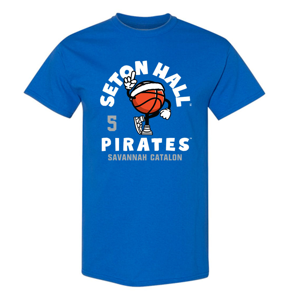 Seton Hall - NCAA Women's Basketball : Savannah Catalon - Fashion Shersey T-Shirt-0