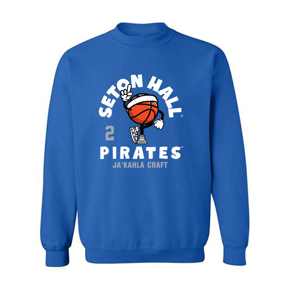 Seton Hall - NCAA Women's Basketball : Ja'Kahla Craft - Fashion Shersey Crewneck Sweatshirt-0