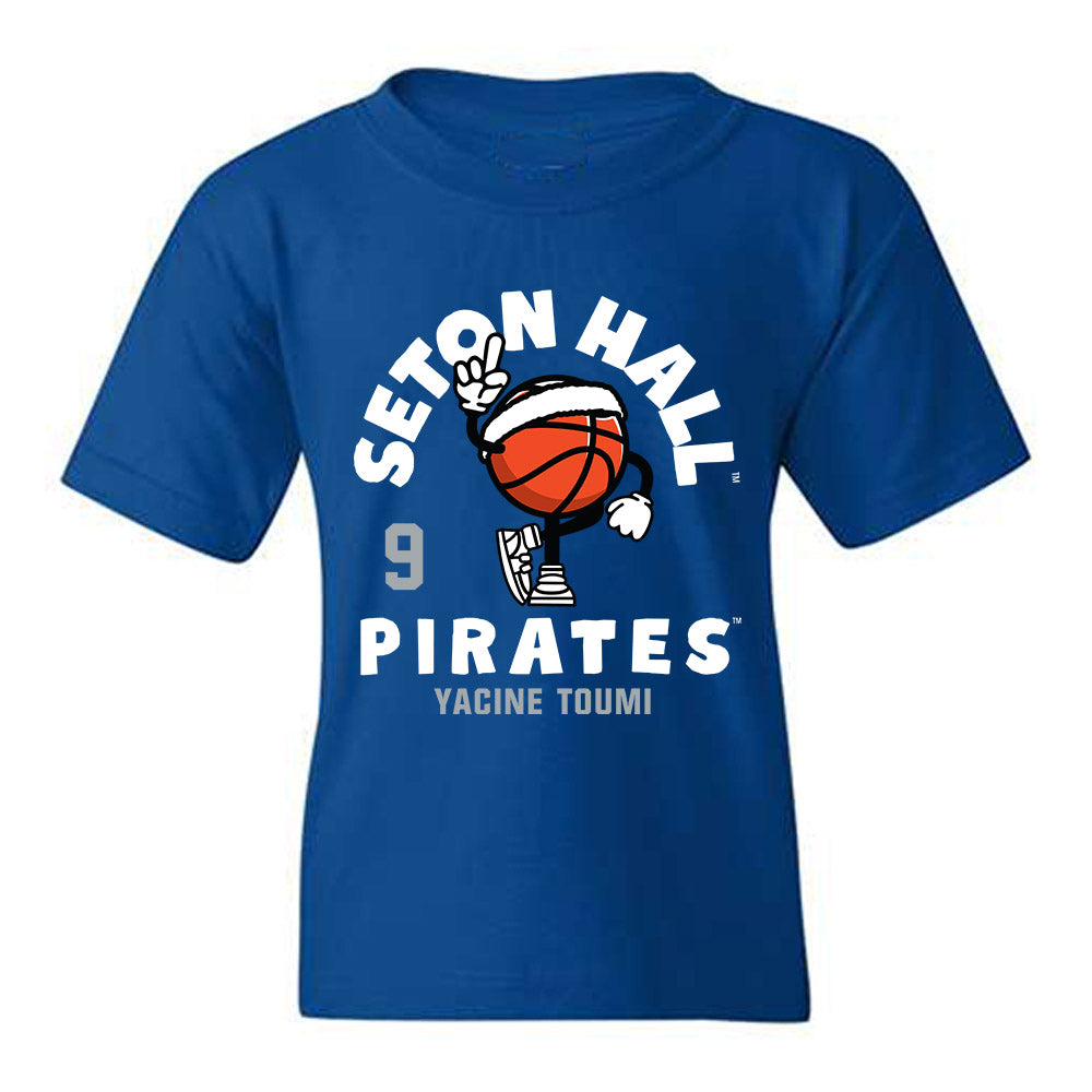 Seton Hall - NCAA Men's Basketball : Yacine Toumi - Fashion Shersey Youth T-Shirt-0