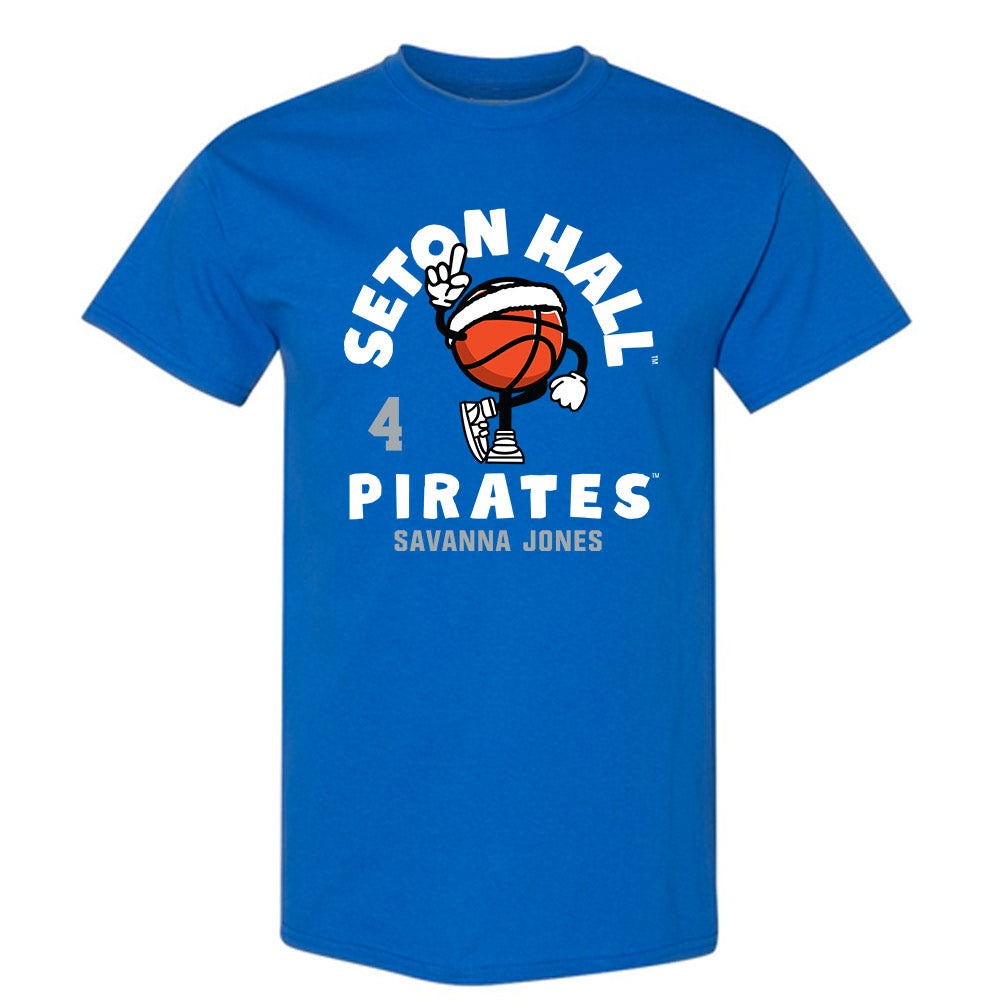 Seton Hall - NCAA Women's Basketball : Savanna Jones - Fashion Shersey T-Shirt-0