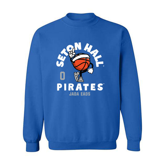 Seton Hall - NCAA Women's Basketball : Jada Eads - Fashion Shersey Crewneck Sweatshirt-0