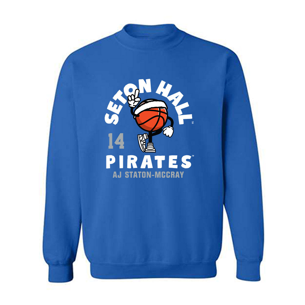 Seton Hall - NCAA Men's Basketball : AJ Staton-McCray - Fashion Shersey Crewneck Sweatshirt-0