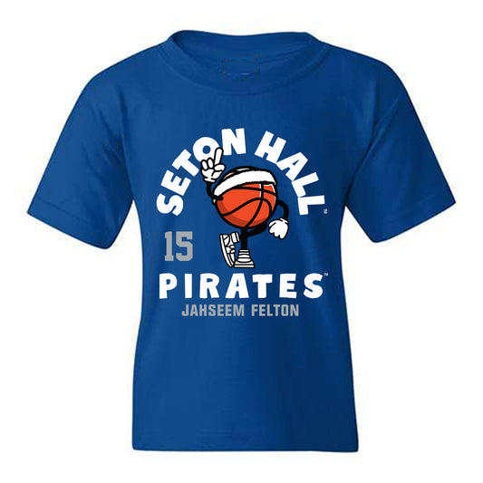 Seton Hall - NCAA Men's Basketball : Jahseem Felton - Fashion Shersey Youth T-Shirt-0