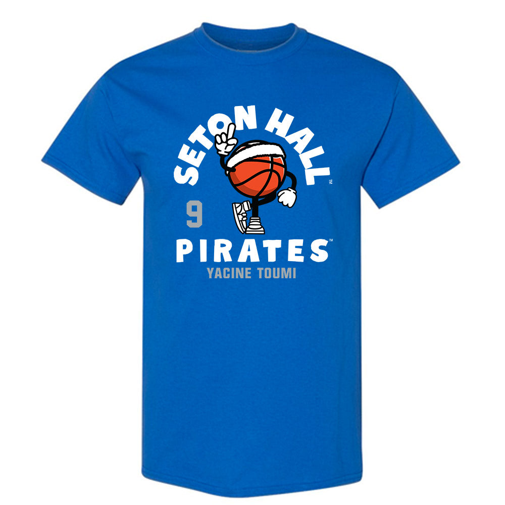 Seton Hall - NCAA Men's Basketball : Yacine Toumi - Fashion Shersey T-Shirt-0