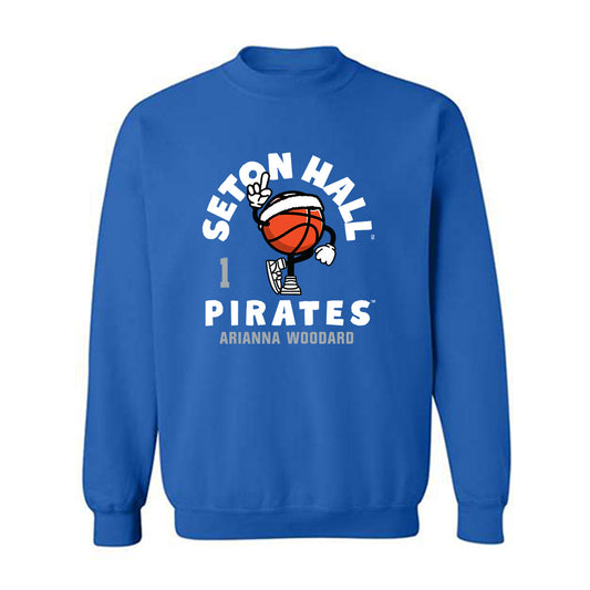 Seton Hall - NCAA Women's Basketball : Arianna Woodard - Fashion Shersey Crewneck Sweatshirt-0