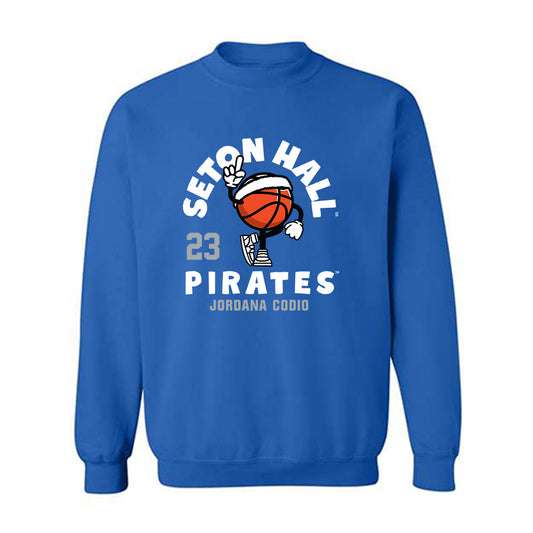 Seton Hall - NCAA Women's Basketball : Jordana Codio - Fashion Shersey Crewneck Sweatshirt-0