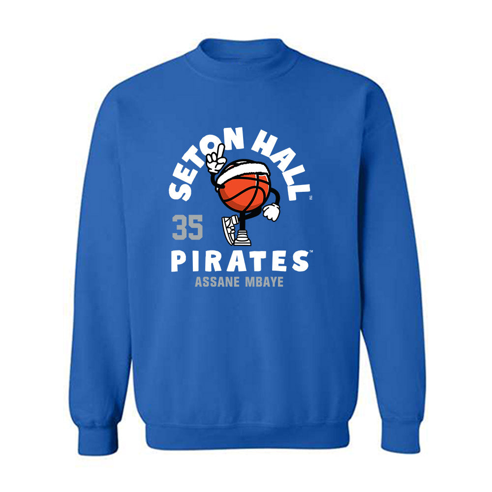 Seton Hall - NCAA Men's Basketball : Assane Mbaye - Fashion Shersey Crewneck Sweatshirt-0