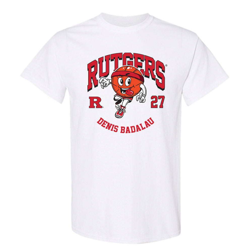 Rutgers - NCAA Men's Basketball : Denis Badalau - Fashion Shersey T-Shirt-0