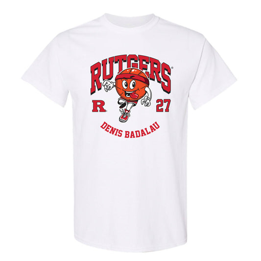 Rutgers - NCAA Men's Basketball : Denis Badalau - Fashion Shersey T-Shirt-0