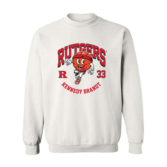 Rutgers - NCAA Women's Basketball : Kennedy Brandt - Fashion Shersey Crewneck Sweatshirt