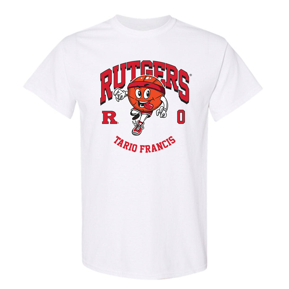 Rutgers - NCAA Men's Basketball : Tariq Francis - Fashion Shersey T-Shirt-0