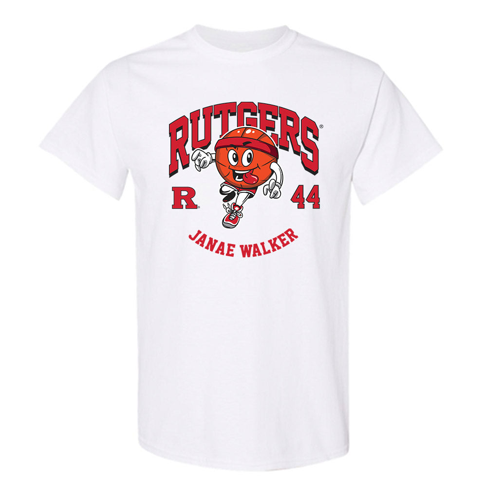 Rutgers - NCAA Women's Basketball : Janae Walker - Fashion Shersey T-Shirt