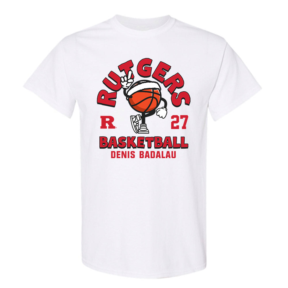 Rutgers - NCAA Men's Basketball : Denis Badalau - T-Shirt-0