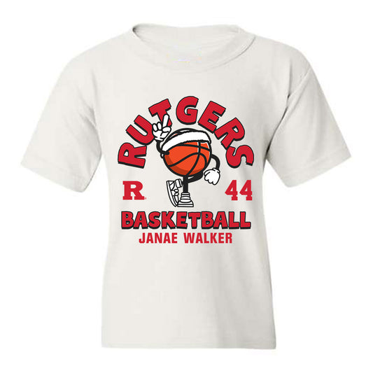 Rutgers - NCAA Women's Basketball : Janae Walker - Youth T-Shirt