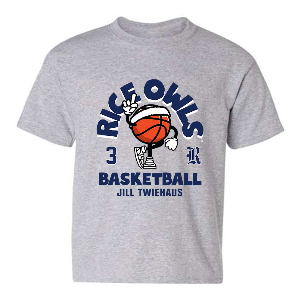 Rice - NCAA Women's Basketball : Jill Twiehaus - Fashion Shersey Youth T-Shirt