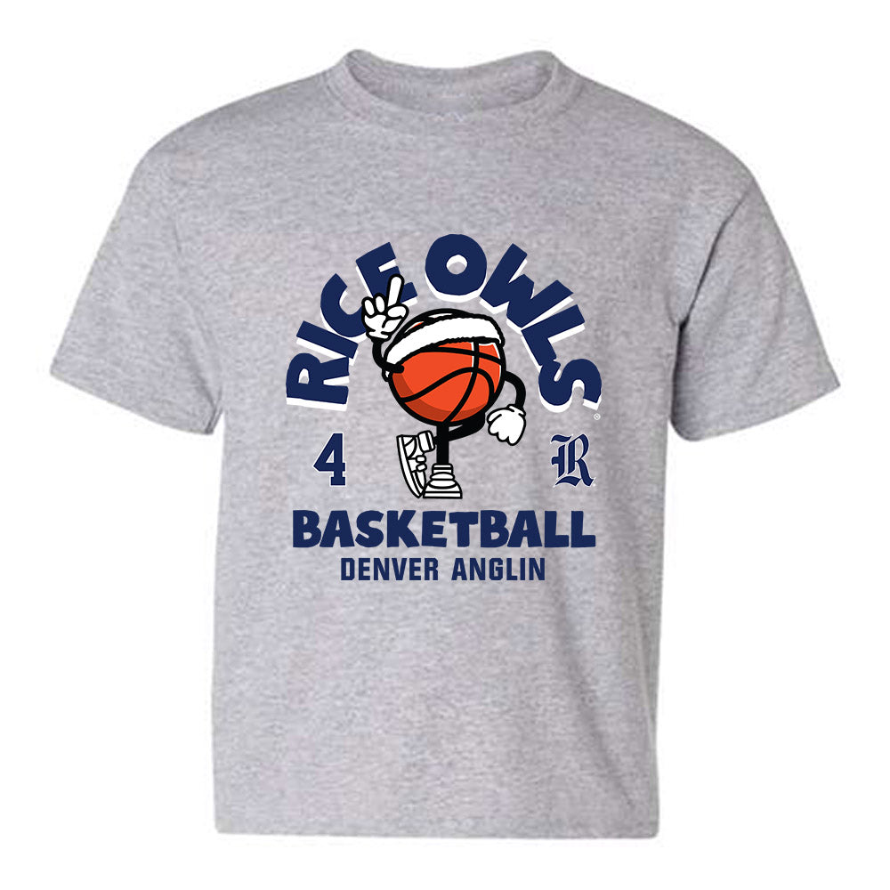 Rice - NCAA Men's Basketball : Denver Anglin - Fashion Shersey Youth T-Shirt-0