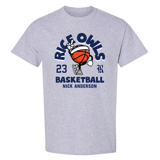 Rice - NCAA Men's Basketball : Nick Anderson - Fashion Shersey T-Shirt-0