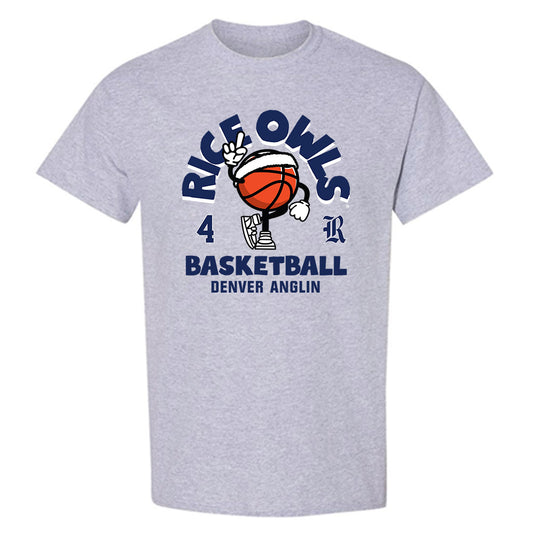 Rice - NCAA Men's Basketball : Denver Anglin - Fashion Shersey T-Shirt-0