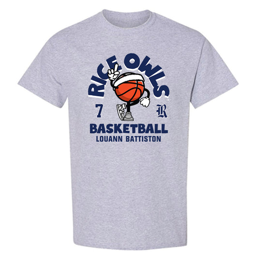 Rice - NCAA Women's Basketball : Louann Battiston - Fashion Shersey T-Shirt-0