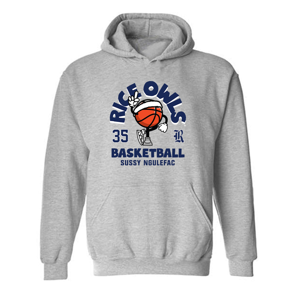 Rice - NCAA Women's Basketball : Sussy Ngulefac - Fashion Shersey Hooded Sweatshirt