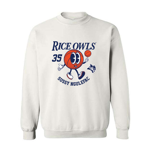 Rice - NCAA Women's Basketball : Sussy Ngulefac - Fashion Shersey Crewneck Sweatshirt