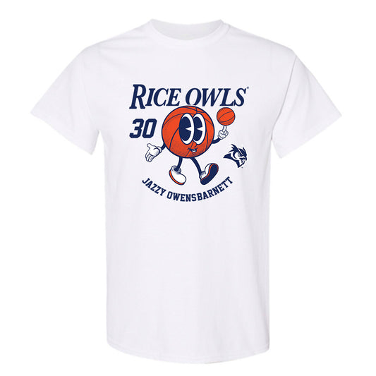 Rice - NCAA Women's Basketball : Jazzy Owens-Barnett - Fashion Shersey T-Shirt