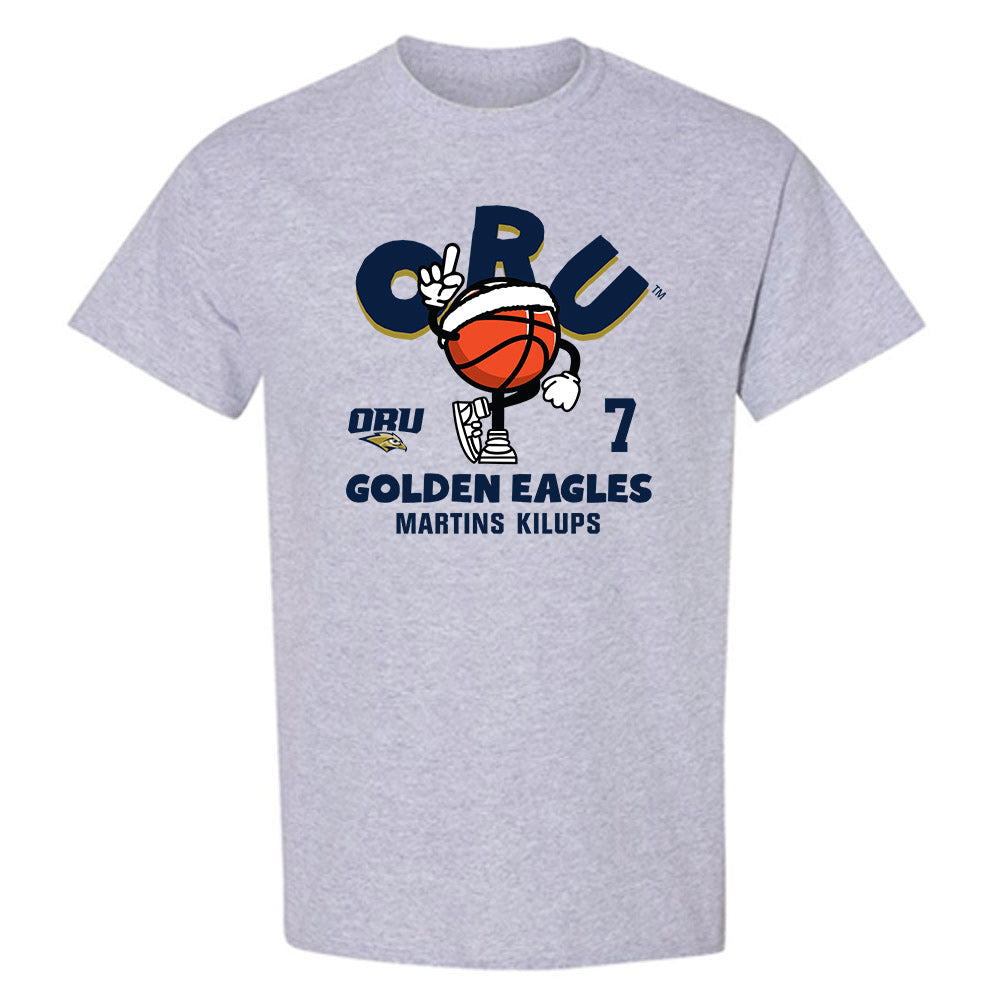 Oral Roberts - NCAA Men's Basketball : Martins Kilups - Fashion Shersey T-Shirt-0