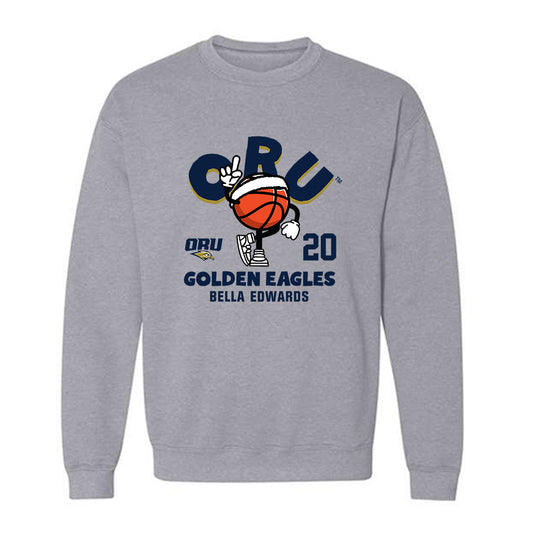 Oral Roberts - NCAA Women's Basketball : Bella Edwards - Fashion Shersey Crewneck Sweatshirt-0