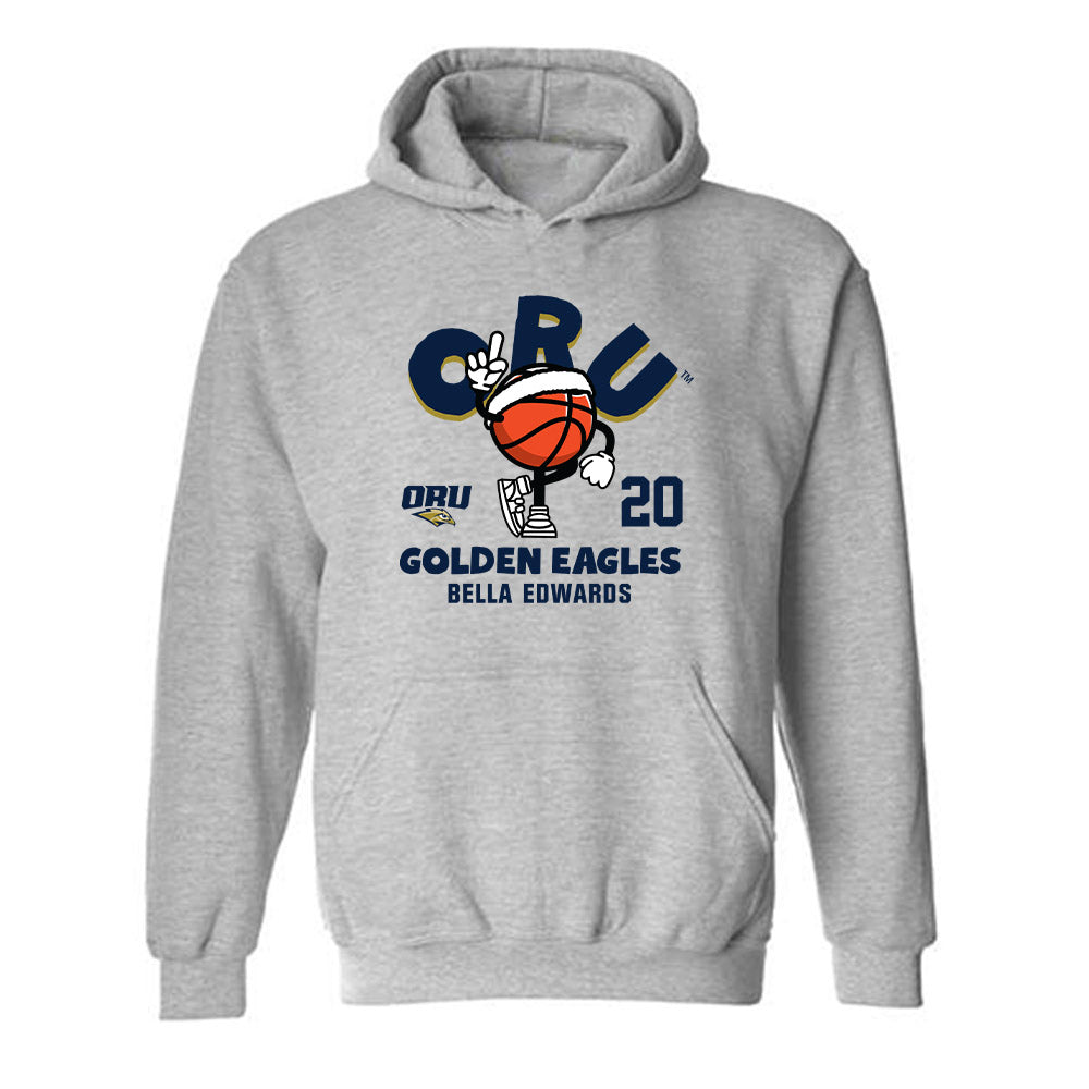 Oral Roberts - NCAA Women's Basketball : Bella Edwards - Fashion Shersey Hooded Sweatshirt-0