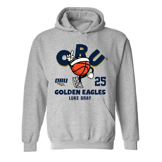 Oral Roberts - NCAA Men's Basketball : Luke Gray - Fashion Shersey Hooded Sweatshirt
