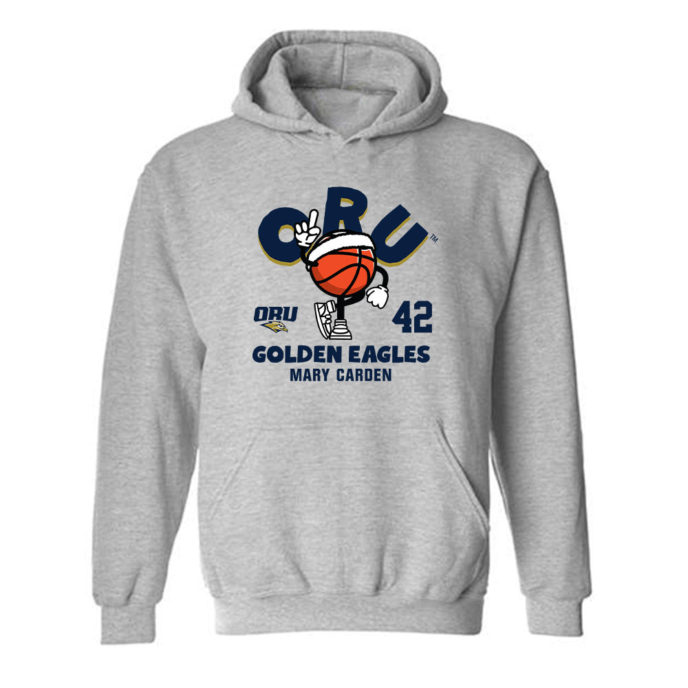 Oral Roberts - NCAA Women's Basketball : Mary Carden - Fashion Shersey Hooded Sweatshirt-0