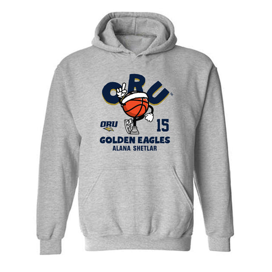 Oral Roberts - NCAA Women's Basketball : Alana Shetlar - Fashion Shersey Hooded Sweatshirt-0