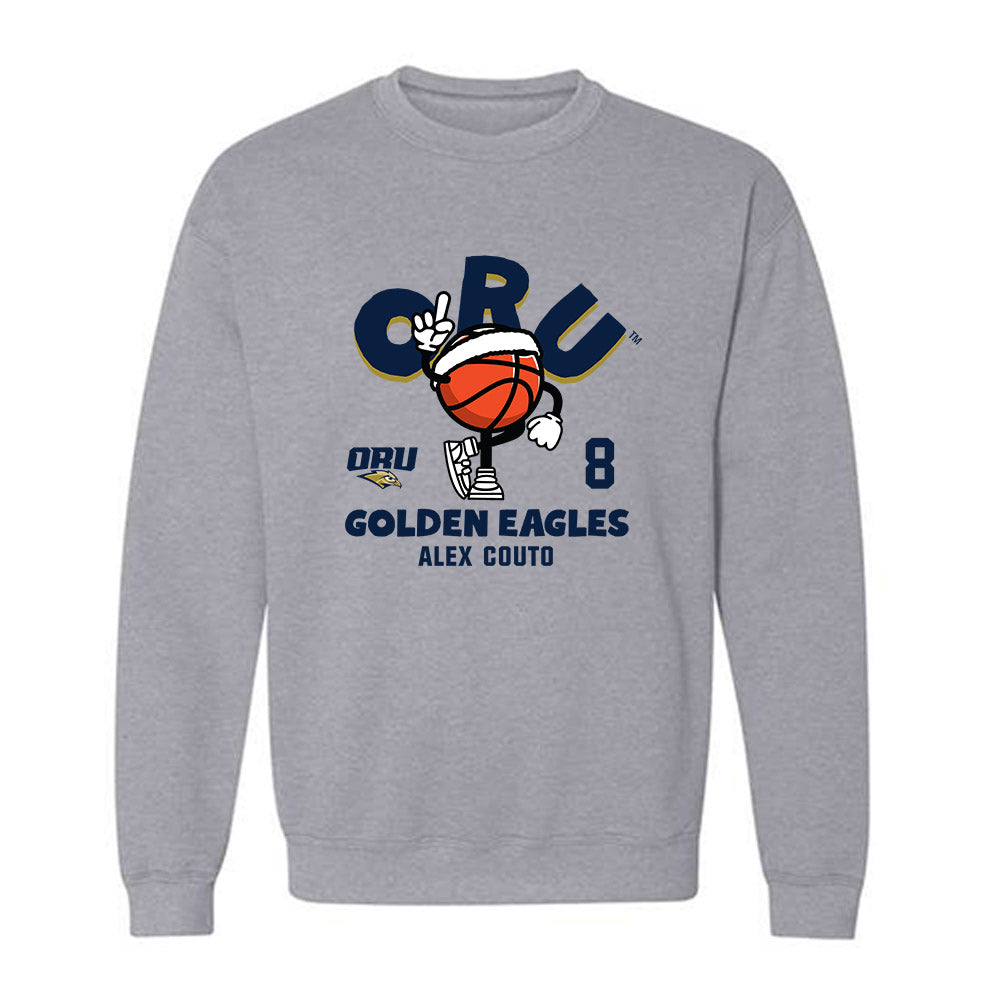Oral Roberts - NCAA Men's Basketball : Alex Couto - Fashion Shersey Crewneck Sweatshirt-0