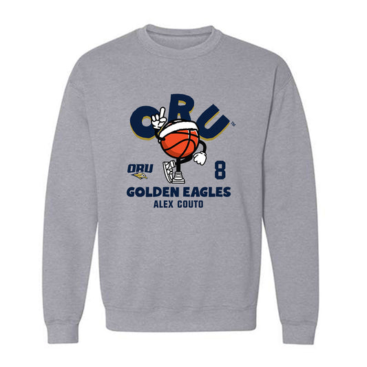 Oral Roberts - NCAA Men's Basketball : Alex Couto - Fashion Shersey Crewneck Sweatshirt-0