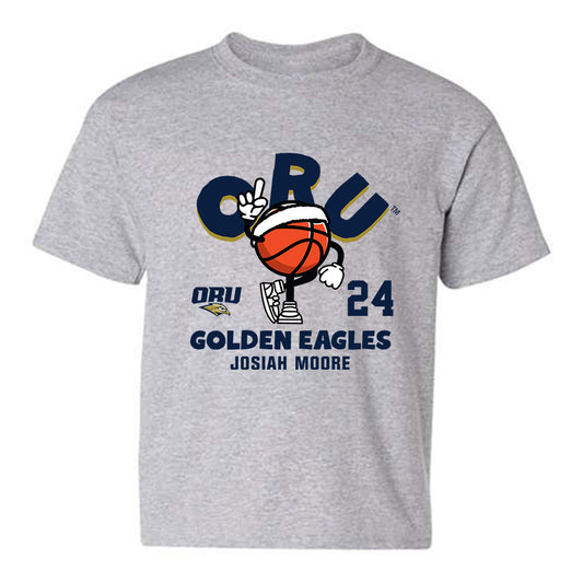 Oral Roberts - NCAA Men's Basketball : Josiah Moore - Fashion Shersey Youth T-Shirt-0