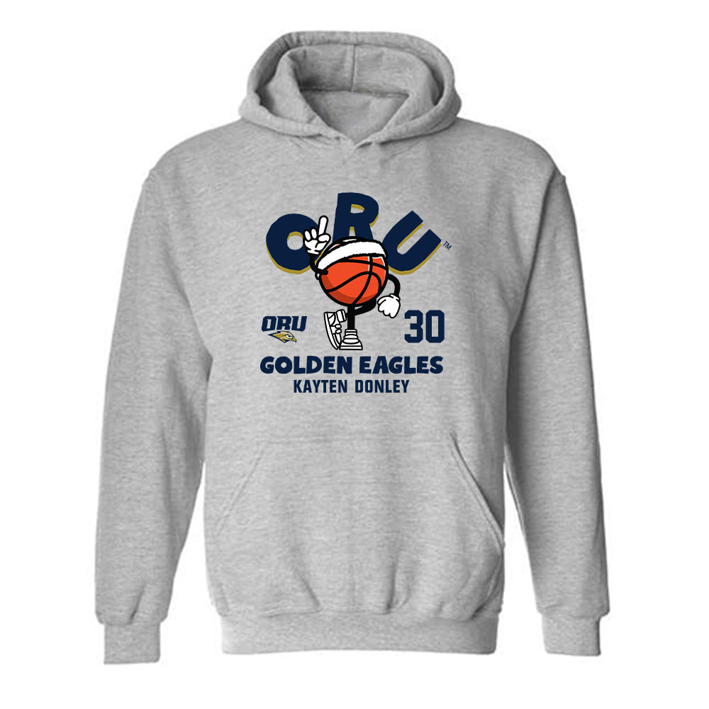 Oral Roberts - NCAA Women's Basketball : Kayten Donley - Fashion Shersey Hooded Sweatshirt-0
