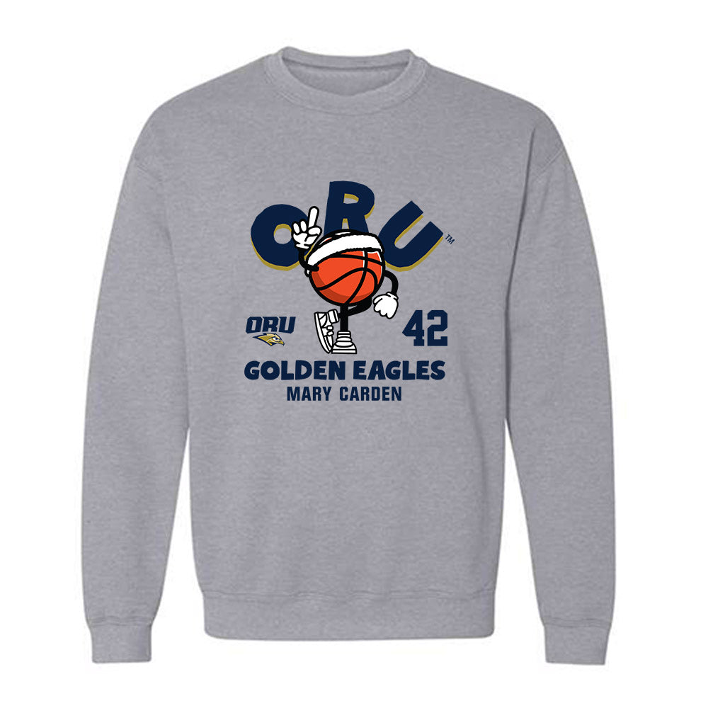 Oral Roberts - NCAA Women's Basketball : Mary Carden - Fashion Shersey Crewneck Sweatshirt-0