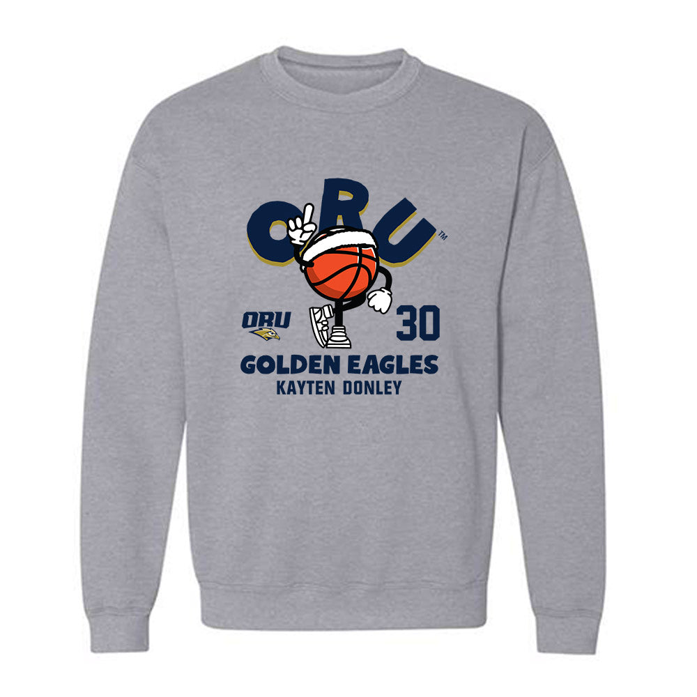 Oral Roberts - NCAA Women's Basketball : Kayten Donley - Fashion Shersey Crewneck Sweatshirt-0