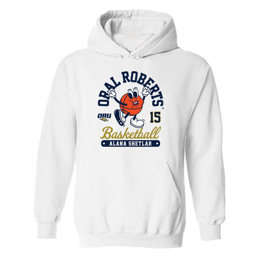 Oral Roberts - NCAA Women's Basketball : Alana Shetlar - Fashion Shersey Hooded Sweatshirt-0