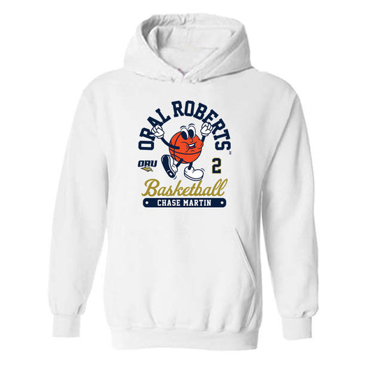 Oral Roberts - NCAA Men's Basketball : Chase Martin - Fashion Shersey Hooded Sweatshirt