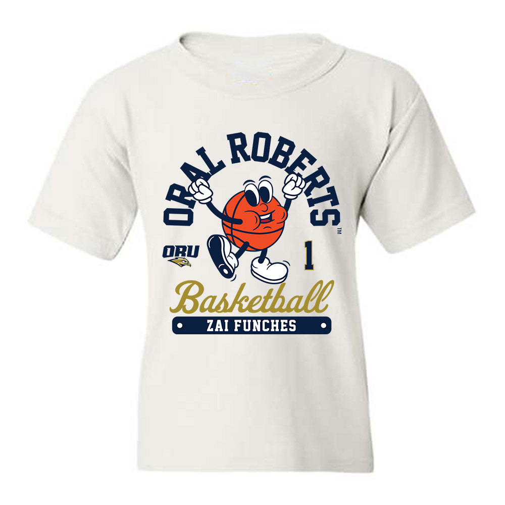 Oral Roberts - NCAA Women's Basketball : Zai Funches - Fashion Shersey Youth T-Shirt-0