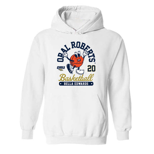 Oral Roberts - NCAA Women's Basketball : Bella Edwards - Fashion Shersey Hooded Sweatshirt-0