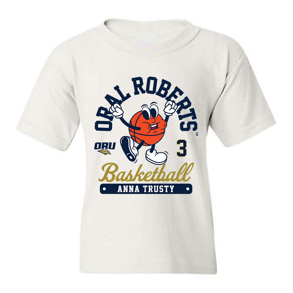 Oral Roberts - NCAA Women's Basketball : Anna Trusty - Fashion Shersey Youth T-Shirt-0