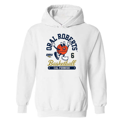 Oral Roberts - NCAA Men's Basketball : Cal Furnish - Fashion Shersey Hooded Sweatshirt-0