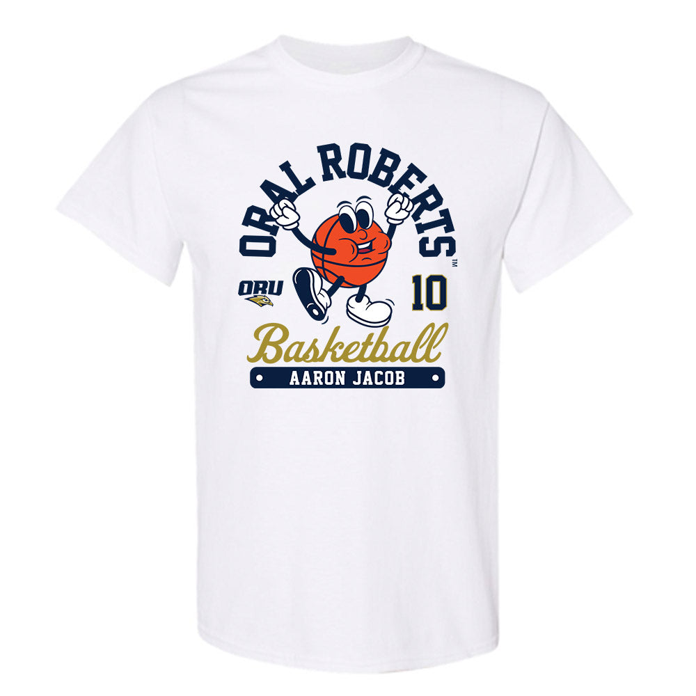 Oral Roberts - NCAA Men's Basketball : Aaron Jacob - Fashion Shersey T-Shirt-0