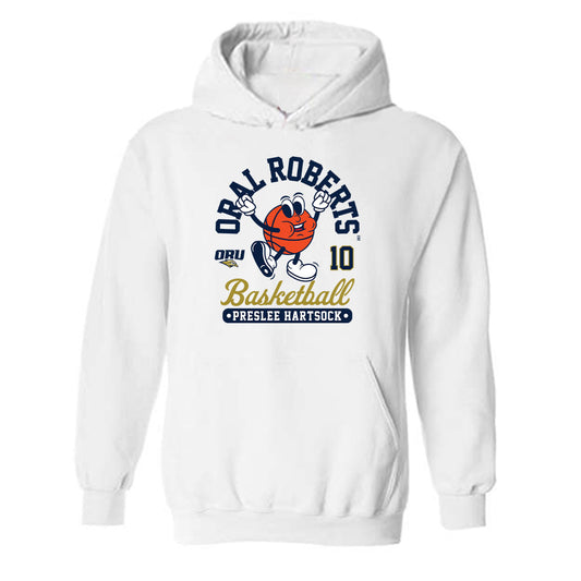 Oral Roberts - NCAA Women's Basketball : Preslee Hartsock - Fashion Shersey Hooded Sweatshirt-0