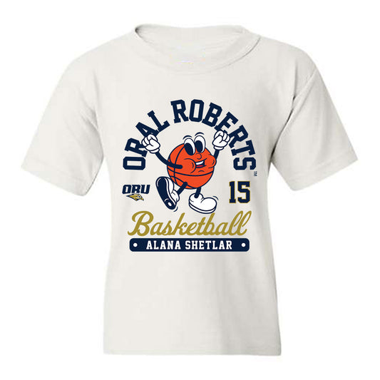 Oral Roberts - NCAA Women's Basketball : Alana Shetlar - Fashion Shersey Youth T-Shirt-0