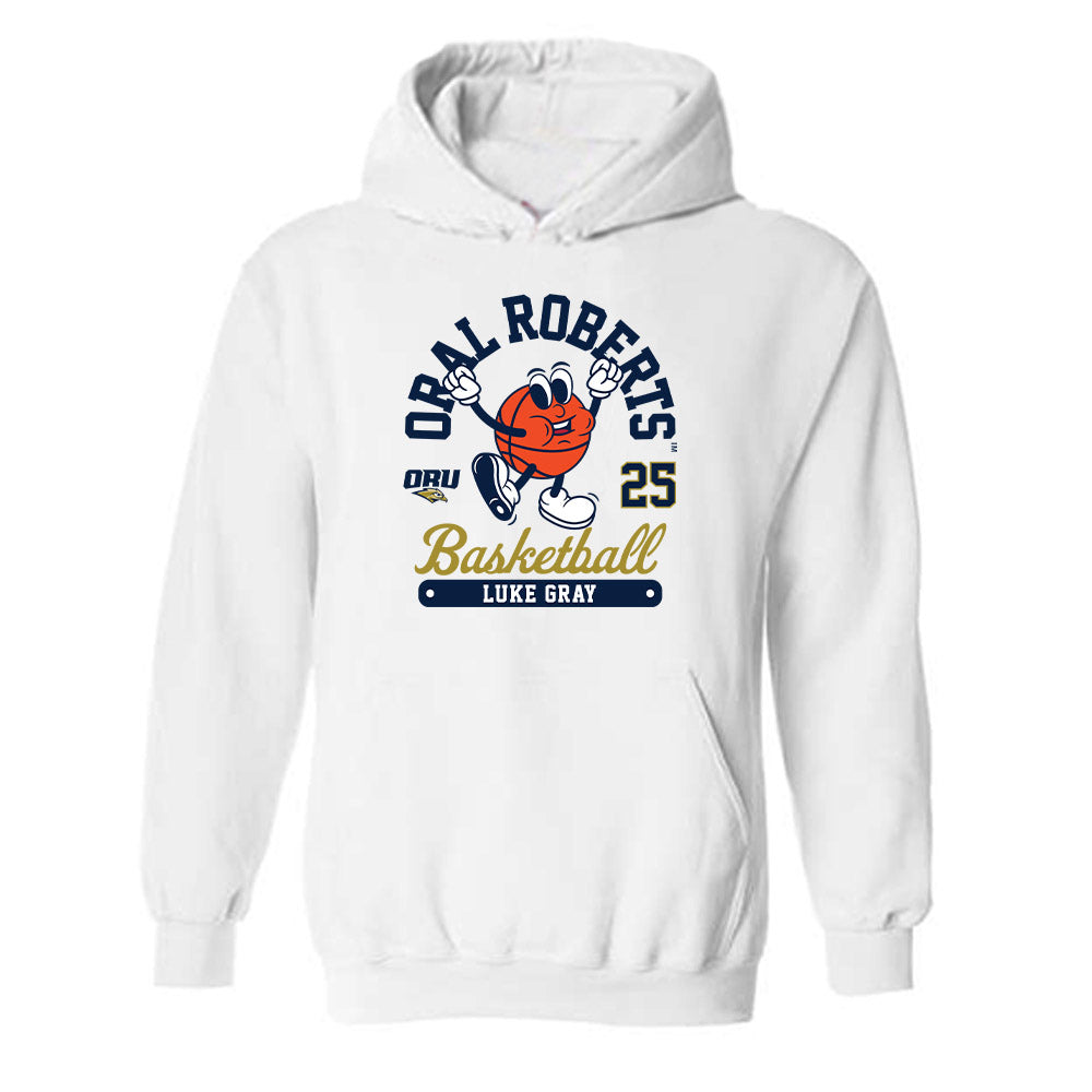 Oral Roberts - NCAA Men's Basketball : Luke Gray - Fashion Shersey Hooded Sweatshirt