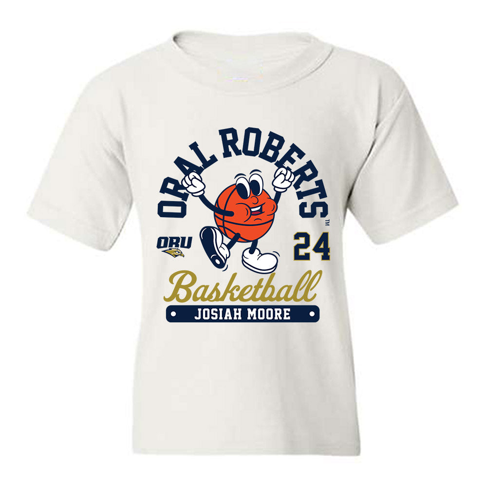 Oral Roberts - NCAA Men's Basketball : Josiah Moore - Fashion Shersey Youth T-Shirt-0