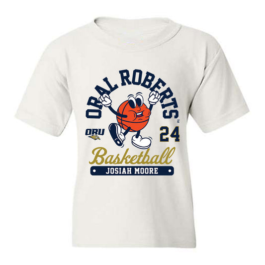 Oral Roberts - NCAA Men's Basketball : Josiah Moore - Fashion Shersey Youth T-Shirt-0